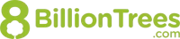 8 billion trees logo